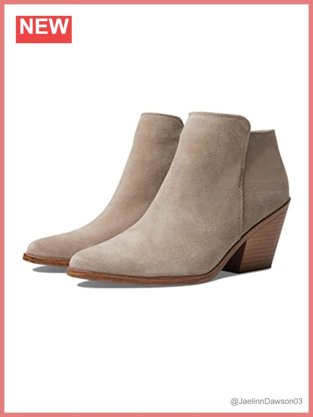 Blondo Noelle Waterproof Suede Ankle Booties Block Heel Zip